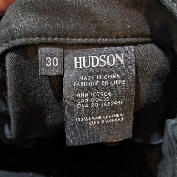 HUDSON | Nico Mid-rise Suede Super Skinny Pants - Picture 4 of 10